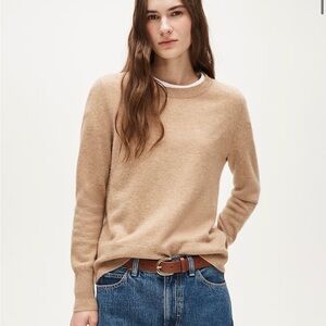 J. Crew Heather Camel Knit Sweater